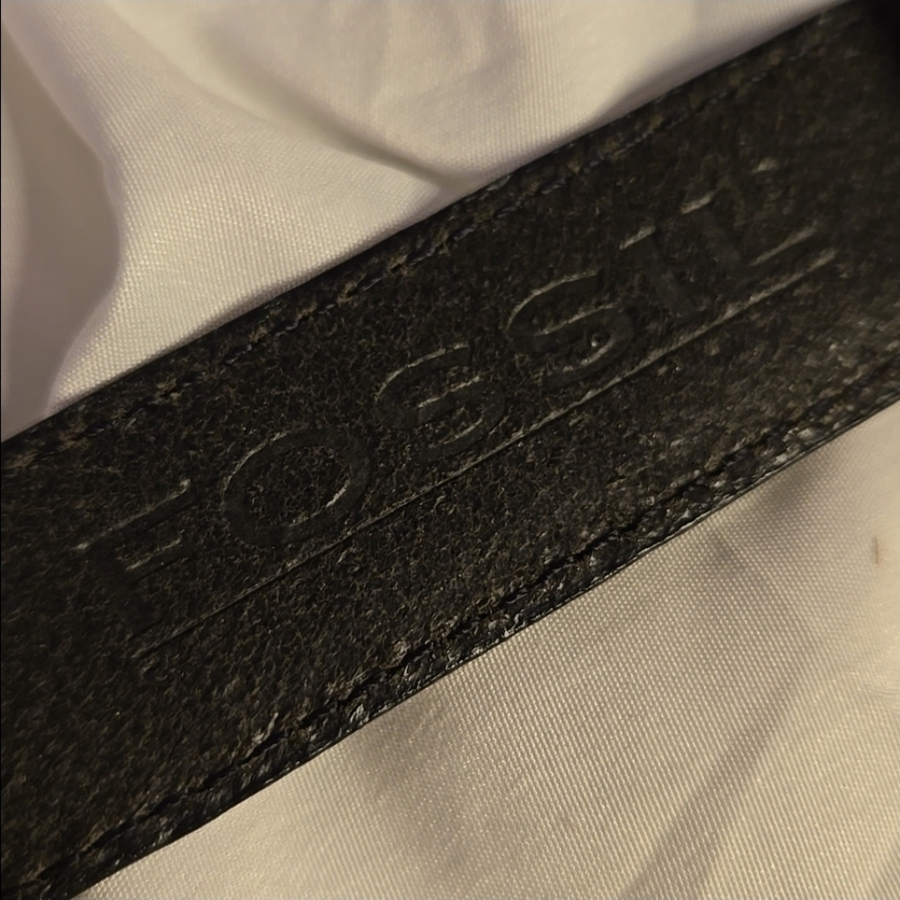 Fossil Leather Belt Vintage 1997 - Picture 5 of 16